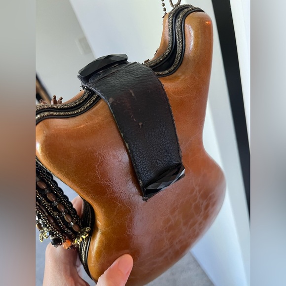 Mary Frances Guitar Hall of Fame Beaded Bag, Vintage Condition - Picture 10 of 12